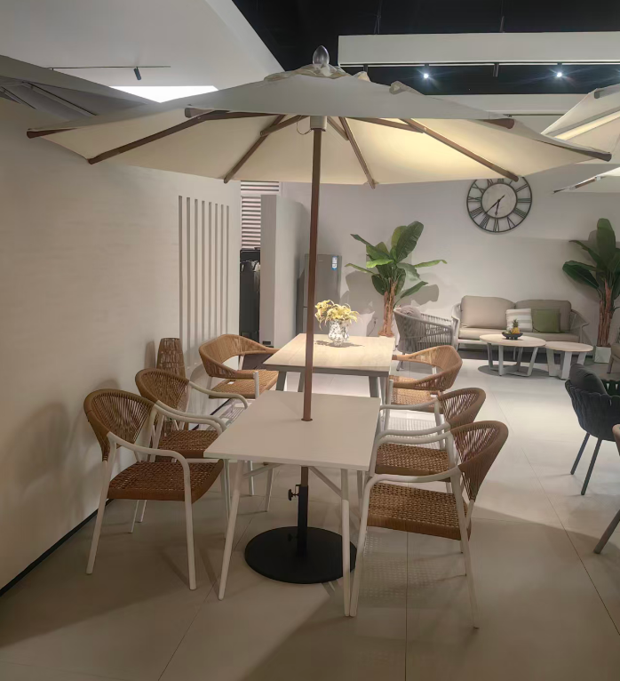 户外中柱伞底座｜商用庭院遮阳伞配重底座 稳固防倾倒