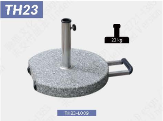 23KG granite pull rod umbrella base