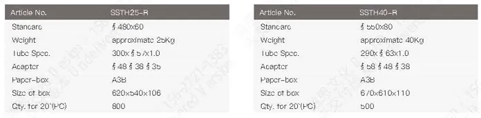 Size and Color Chart
